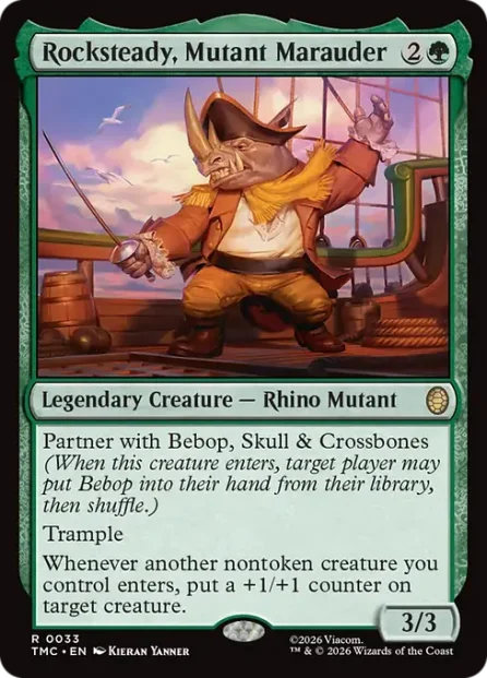 Rocksteady, Mutant Marauder, Teenage Mutant Ninja Turtles Eternal — Magic: The Gathering card