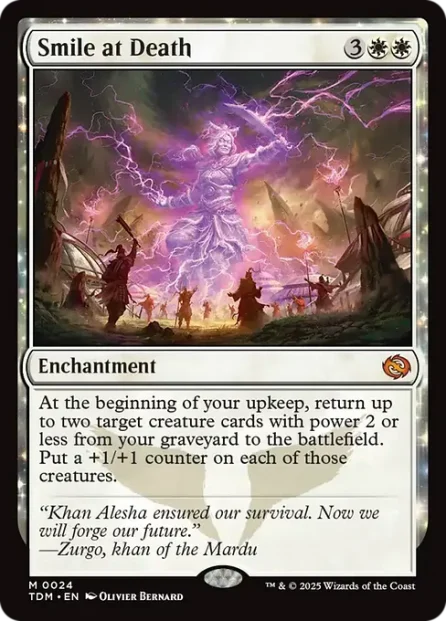 Smile at Death, Tarkir: Dragonstorm — Magic: The Gathering card