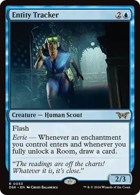 Entity Tracker, Duskmourn: House of Horror — Magic: The Gathering card
