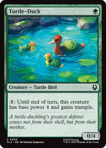 Turtle-Duck, Avatar: The Last Airbender — Magic: The Gathering card