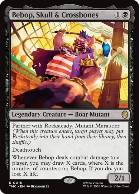 Bebop, Skull & Crossbones, Teenage Mutant Ninja Turtles Eternal — Magic: The Gathering card