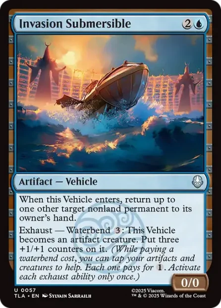 Invasion Submersible, Avatar: The Last Airbender — Magic: The Gathering card