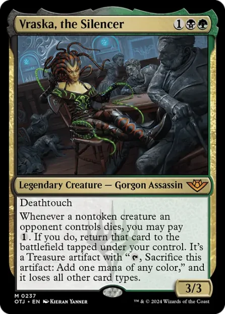 Vraska, the Silencer, Outlaws of Thunder Junction — Magic: The Gathering card