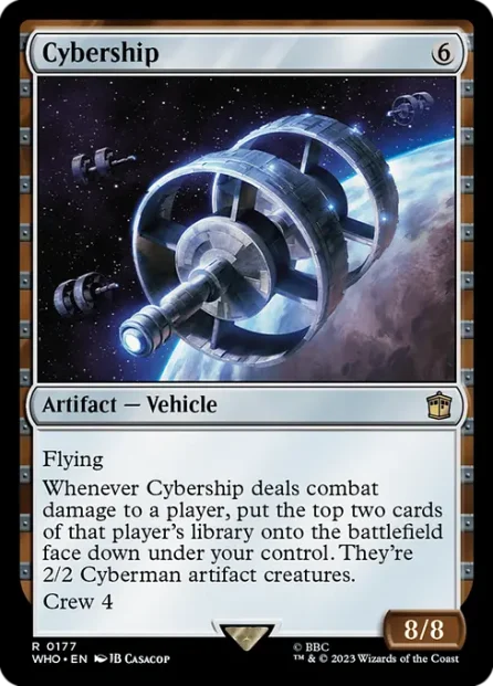 Cybership, Doctor Who — Magic: The Gathering card