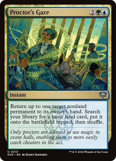 Proctor's Gaze, Secrets of Strixhaven — Magic: The Gathering card