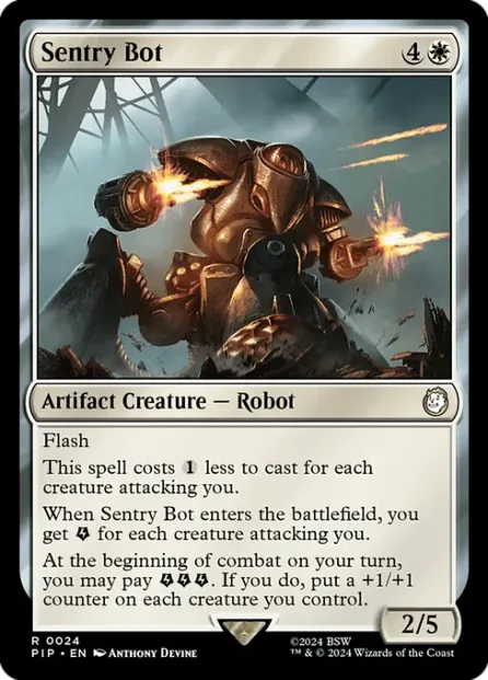 Sentry Bot, Fallout — Magic: The Gathering card