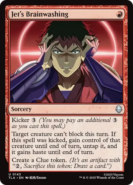 Jet's Brainwashing, Avatar: The Last Airbender — Magic: The Gathering card