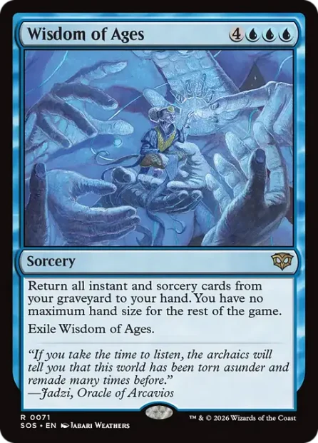 Wisdom of Ages, Secrets of Strixhaven — Magic: The Gathering card