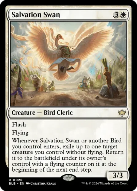 Salvation Swan, Bloomburrow — Magic: The Gathering card