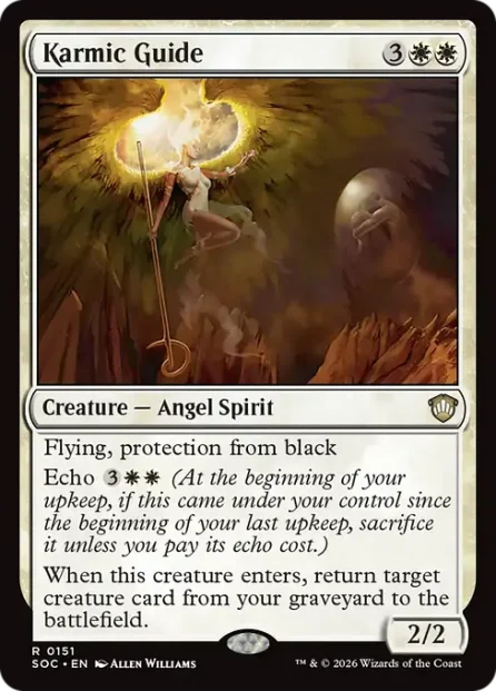 Karmic Guide, Secrets of Strixhaven Commander — Magic: The Gathering card
