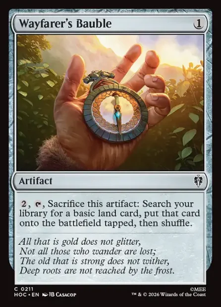 Wayfarer's Bauble, The Hobbit Eternal — Magic: The Gathering card