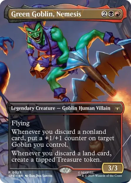 Green Goblin, Nemesis, Marvel's Spider-Man Eternal — Magic: The Gathering card