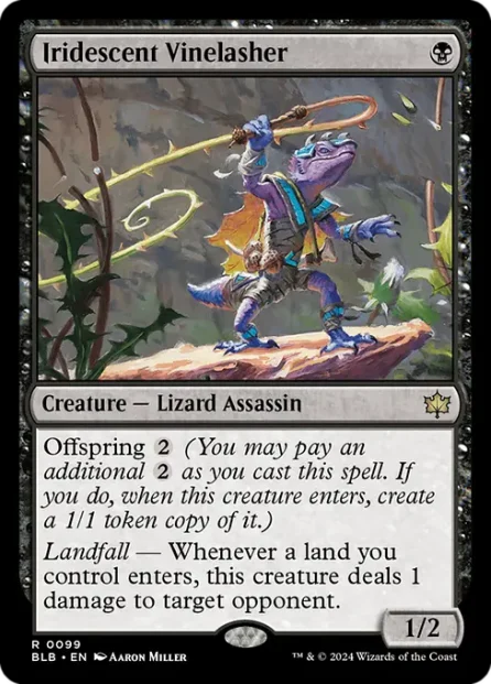 Iridescent Vinelasher, Bloomburrow — Magic: The Gathering card