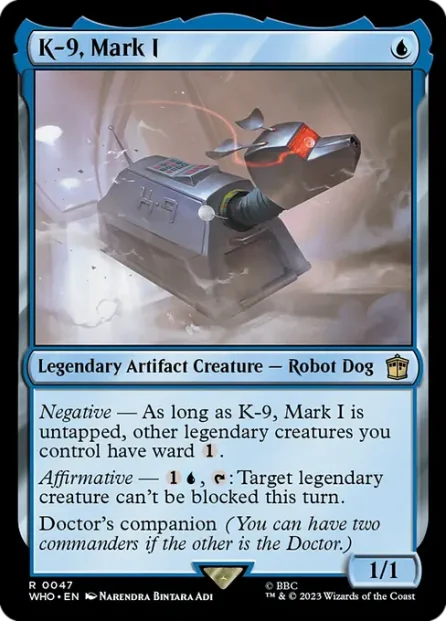 K-9, Mark I, Doctor Who — Magic: The Gathering card