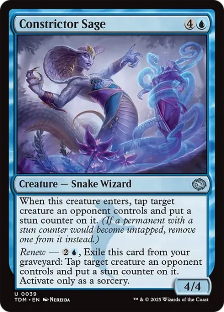 Constrictor Sage, Tarkir: Dragonstorm — Magic: The Gathering card