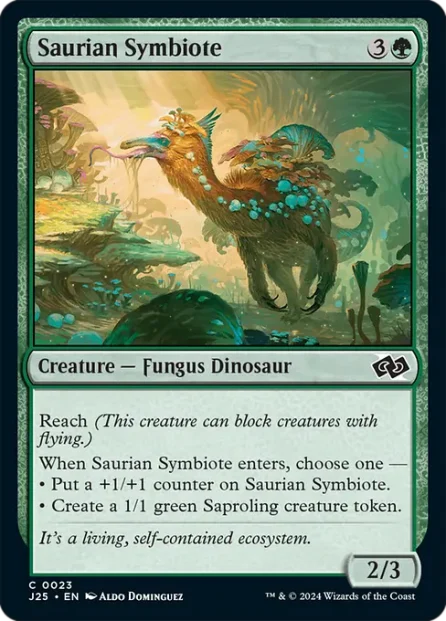 Saurian Symbiote, Foundations Jumpstart — Magic: The Gathering card