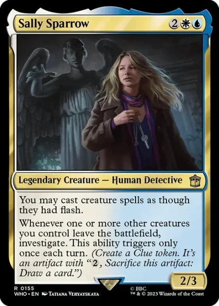 Sally Sparrow, Doctor Who — Magic: The Gathering card