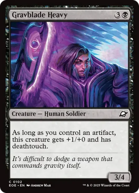 Gravblade Heavy, Edge of Eternities — Magic: The Gathering card