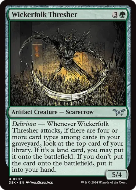 Wickerfolk Thresher, Duskmourn: House of Horror — Magic: The Gathering card