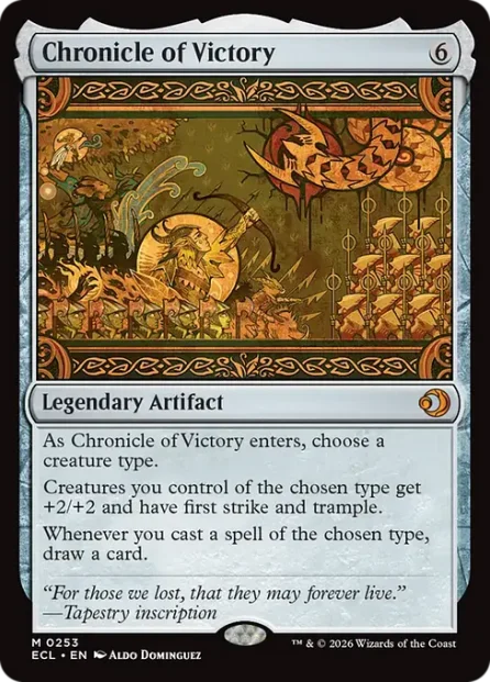 Chronicle of Victory [Lorwyn Eclipsed] (#253), Lorwyn Eclipsed — Magic: The Gathering card