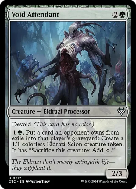 Void Attendant, Outlaws of Thunder Junction Commander — Magic: The Gathering card
