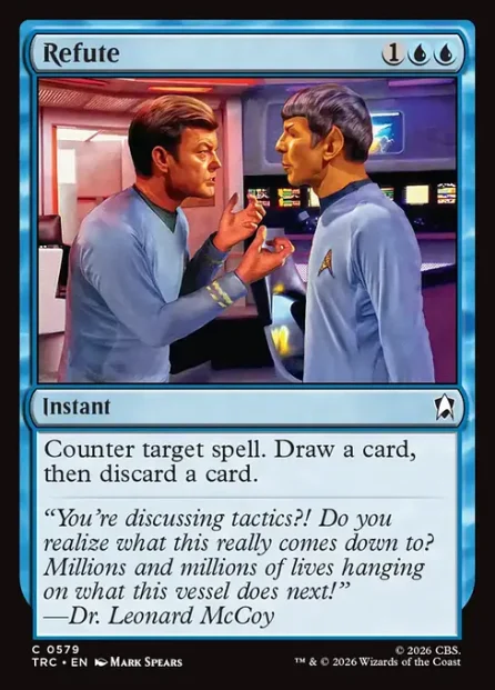 Refute, Star Trek Commander — Magic: The Gathering card