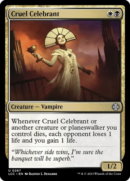 Cruel Celebrant, The Lost Caverns of Ixalan Commander — Magic: The Gathering card