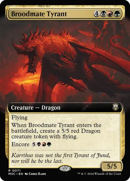 Broodmate Tyrant, Modern Horizons 3 Commander — Magic: The Gathering card