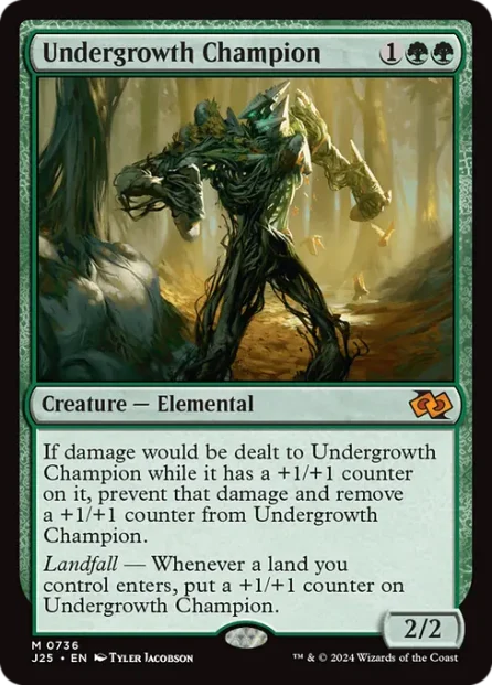 Undergrowth Champion, Foundations Jumpstart — Magic: The Gathering card
