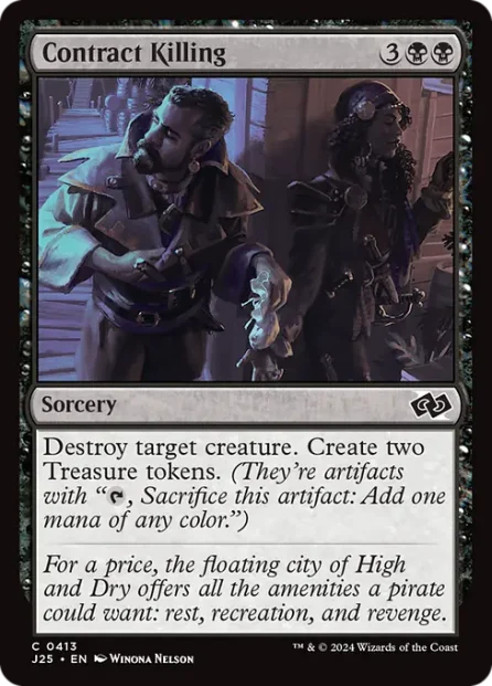 Contract Killing, Foundations Jumpstart — Magic: The Gathering card