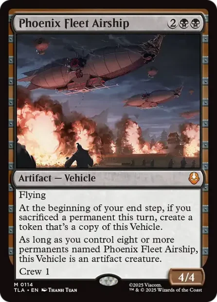 Phoenix Fleet Airship, Avatar: The Last Airbender — Magic: The Gathering card