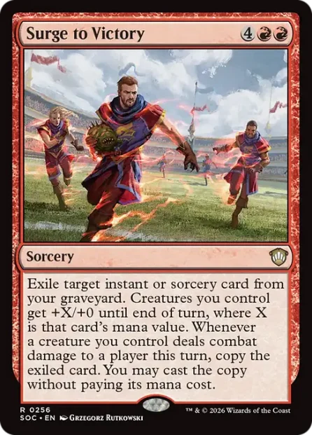 Surge to Victory, Secrets of Strixhaven Commander — Magic: The Gathering card