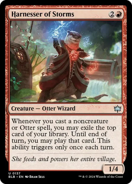 Harnesser of Storms, Bloomburrow — Magic: The Gathering card