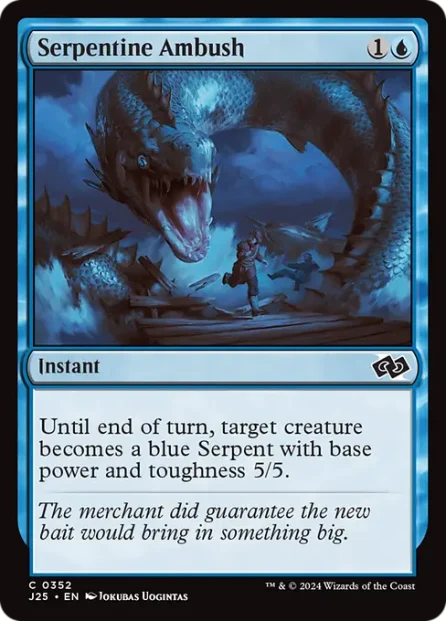 Serpentine Ambush, Foundations Jumpstart — Magic: The Gathering card