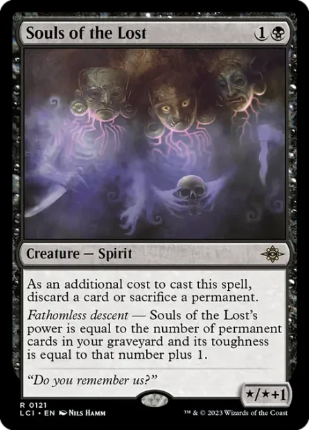 Souls of the Lost, The Lost Caverns of Ixalan — Magic: The Gathering card
