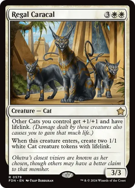 Regal Caracal, Foundations — Magic: The Gathering card