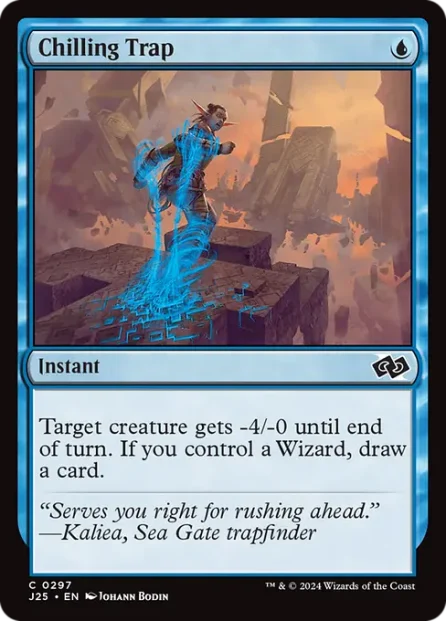 Chilling Trap, Foundations Jumpstart — Magic: The Gathering card
