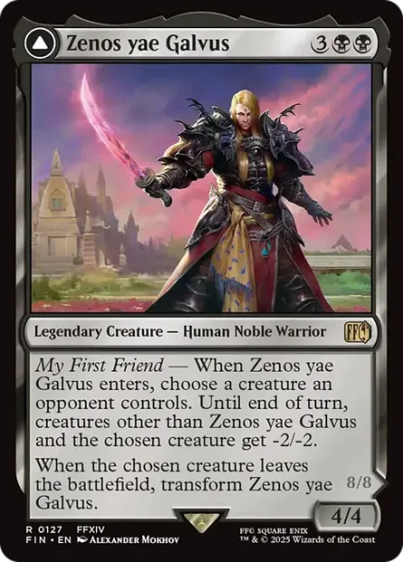 Zenos yae Galvus // Shinryu, Transcendent Rival, Final Fantasy — Magic: The Gathering card