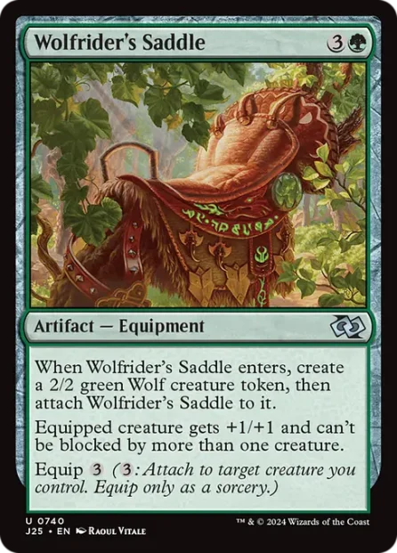 Wolfrider's Saddle, Foundations Jumpstart — Magic: The Gathering card