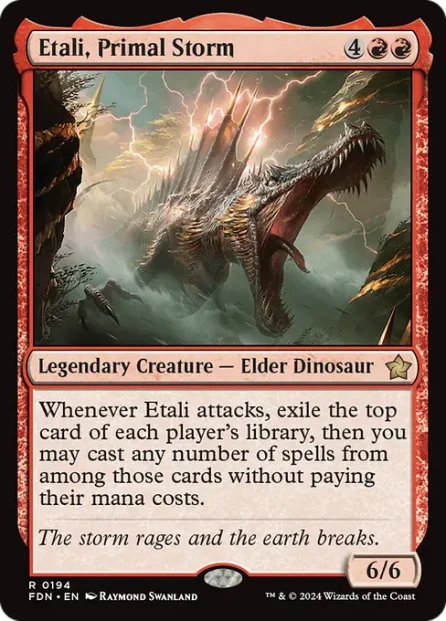 Etali, Primal Storm, Foundations — Magic: The Gathering card