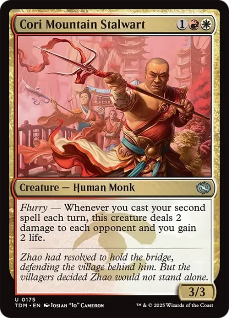 Cori Mountain Stalwart, Tarkir: Dragonstorm — Magic: The Gathering card