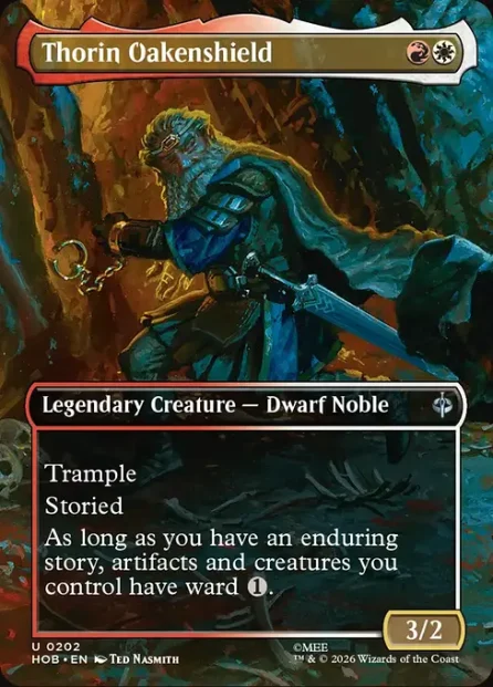 Thorin Oakenshield, The Hobbit — Magic: The Gathering card