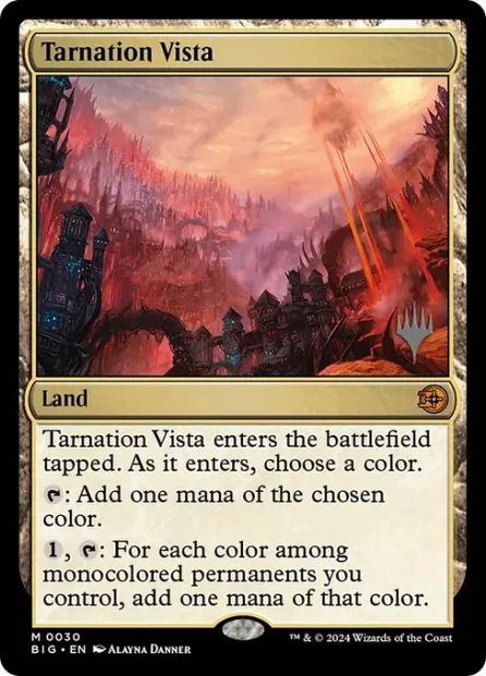 Tarnation Vista, The Big Score Promos — Magic: The Gathering card