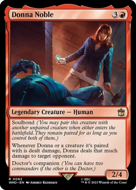 Donna Noble, Doctor Who — Magic: The Gathering card