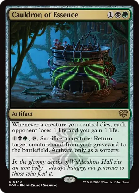 Cauldron of Essence, Secrets of Strixhaven — Magic: The Gathering card