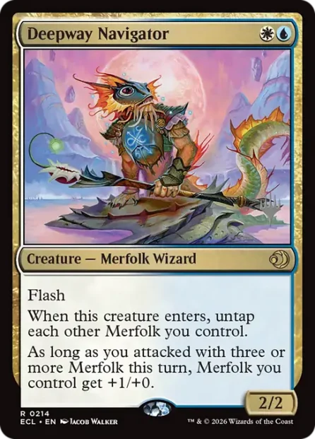 Deepway Navigator, Lorwyn Eclipsed Promos — Magic: The Gathering card