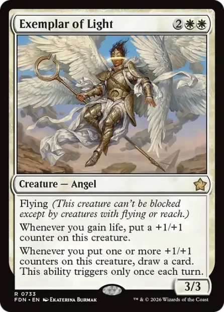 Exemplar of Light, Foundations — Magic: The Gathering card