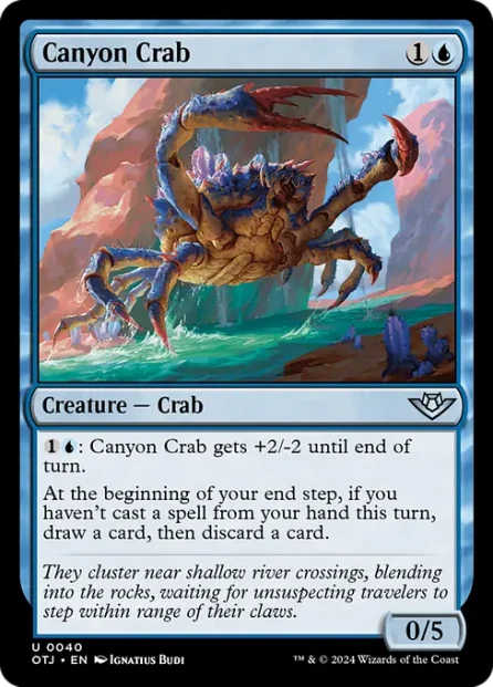 Canyon Crab, Outlaws of Thunder Junction — Magic: The Gathering card