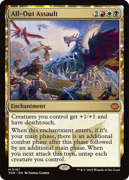 All-Out Assault, Tarkir: Dragonstorm — Magic: The Gathering card