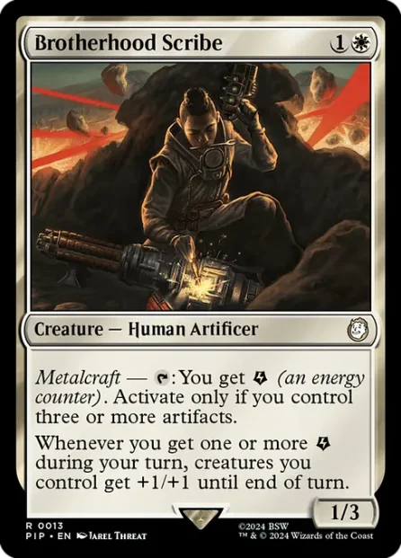 Brotherhood Scribe, Fallout — Magic: The Gathering card